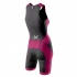 2XU Comp Trisuit Women's Rear Zip Charcoal UV 2013 (WT2329d)  2XUWT2329dCHARCOAL